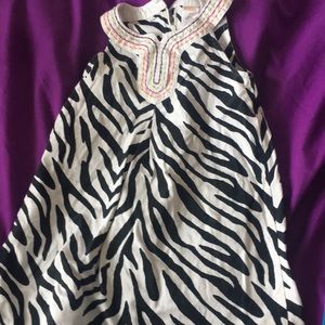 a cute zebra print dress